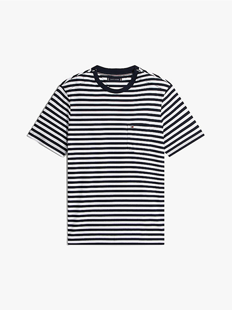 Erkek Adaptive Essential Regular Stripe T-shirt Çok renkli MW0MW420970A4