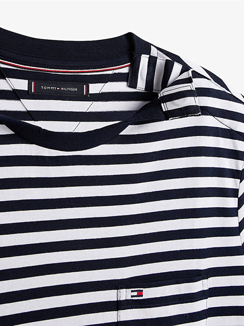 Erkek Adaptive Essential Regular Stripe T-shirt Çok renkli MW0MW420970A4