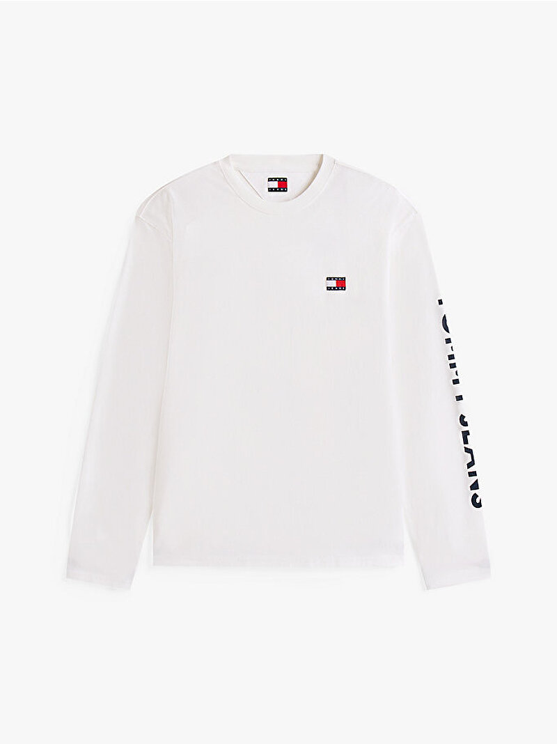 Erkek TJM Relax New Classics T-shirt Ekru DM0DM21976YBL