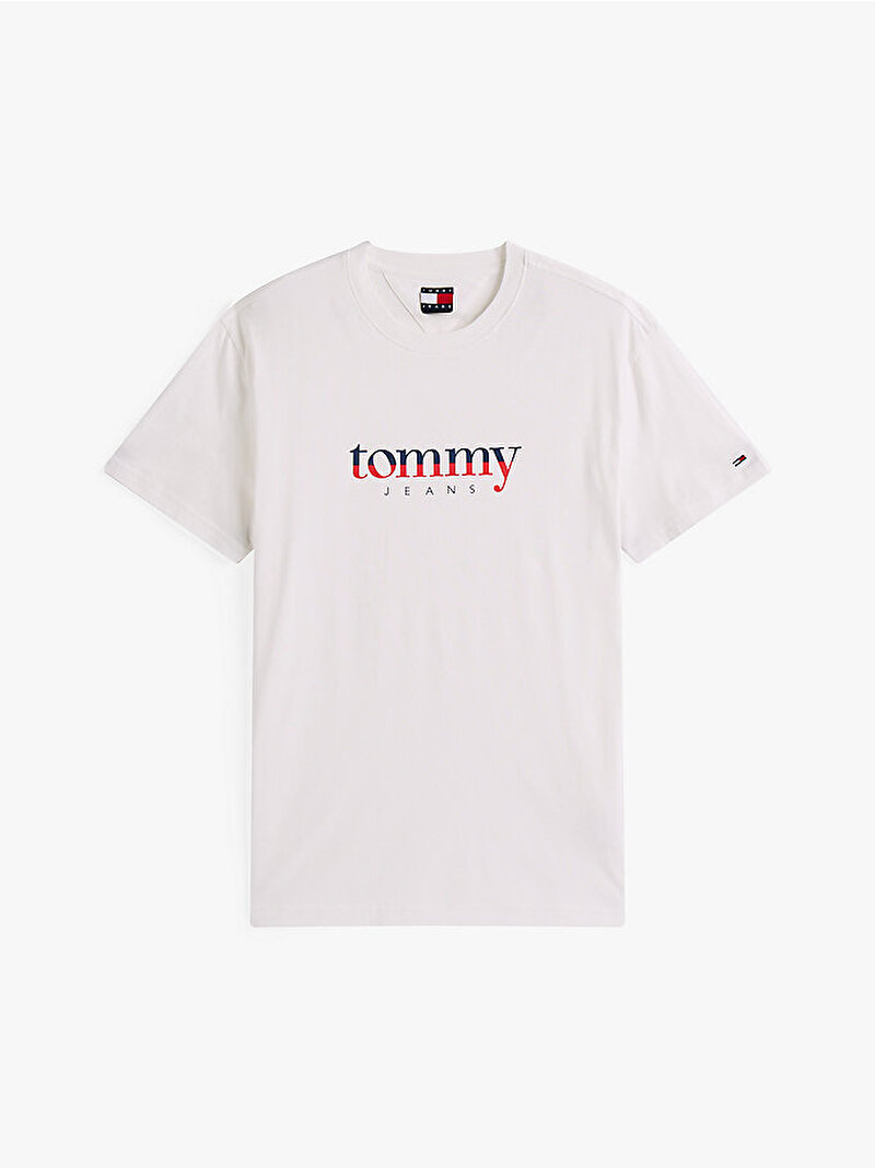 Erkek TJM Regular Dna T-shirt Ekru DM0DM21978YBL