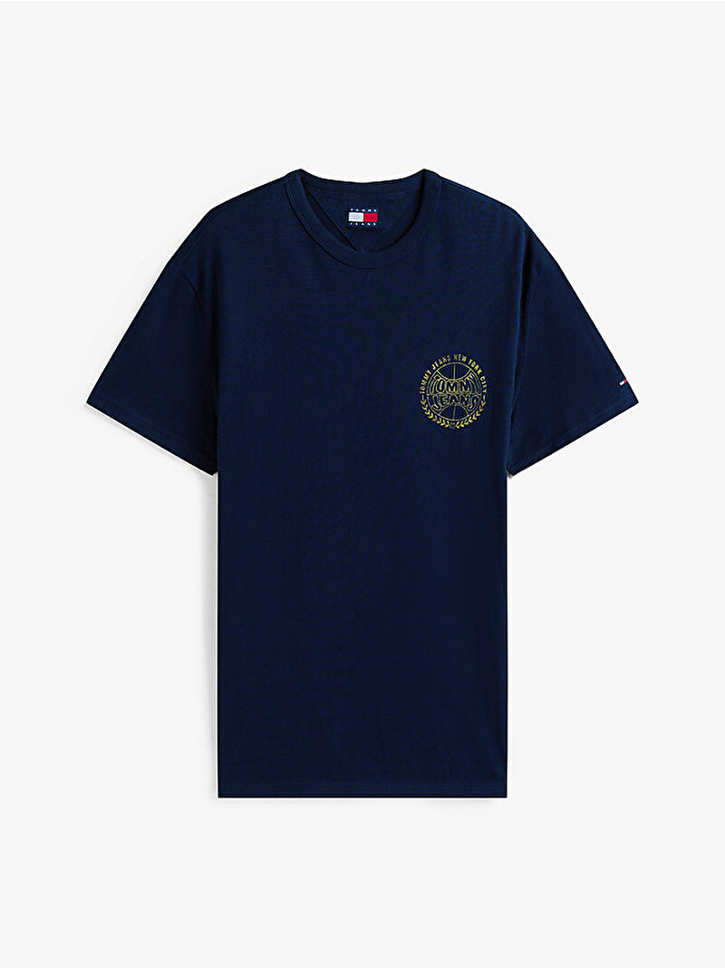 Erkek TJM Regular Bball T-shirt Lacivert DM0DM21987C1G