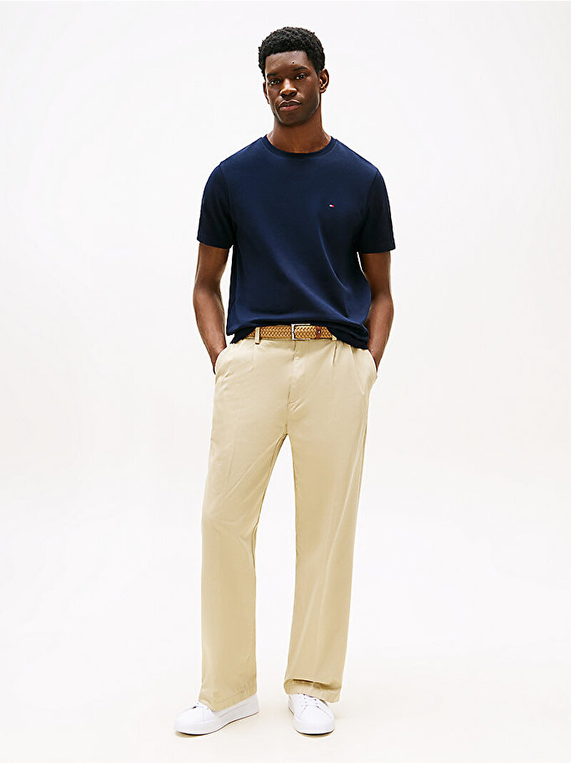Erkek Light Interlock T-shirt Lacivert MW0MW37508DW5