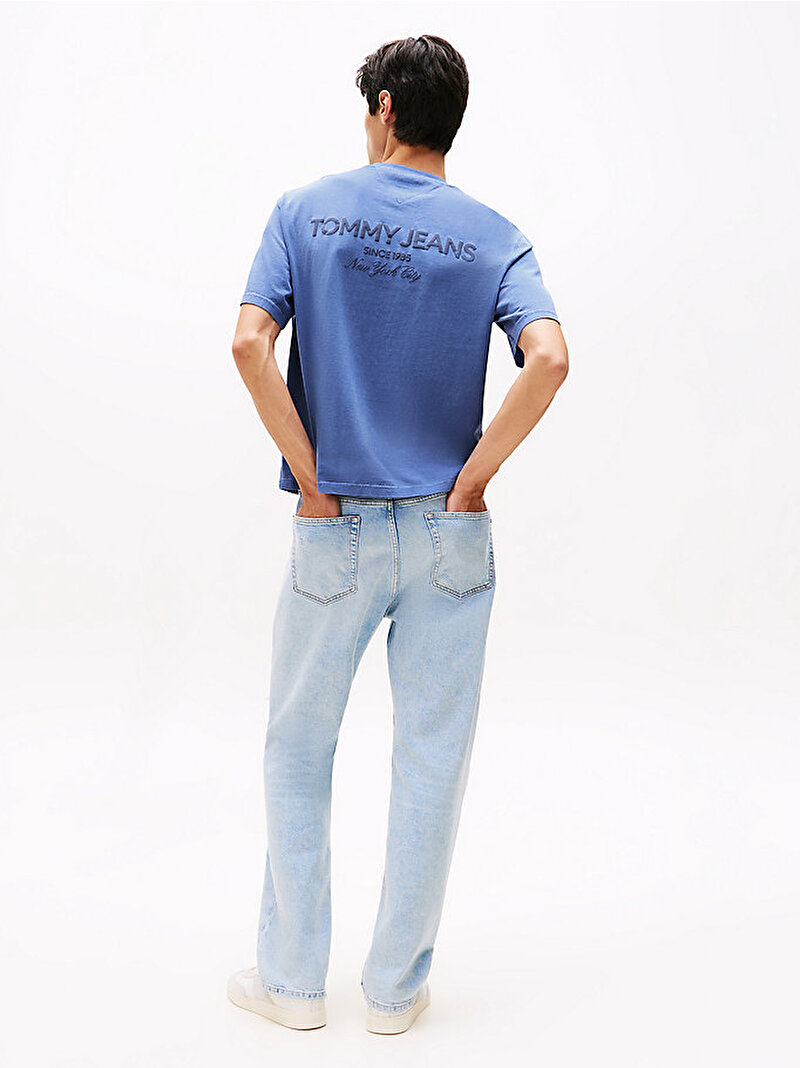 Erkek TJM 90s New Classic T-shirt Mavi  DM0DM21975C6D