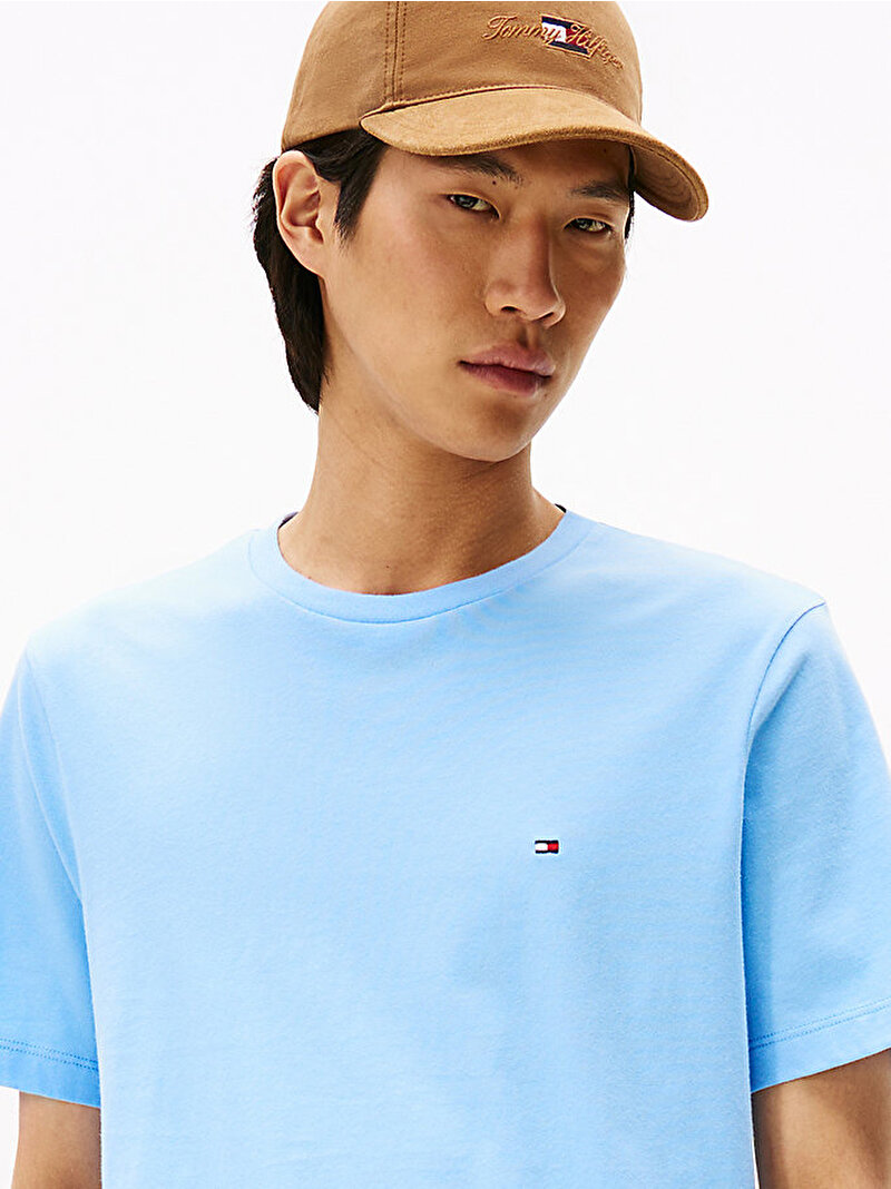Erkek Essential Seasonal Regular Fit T-shirt Mavi  MW0MW39995C1Z