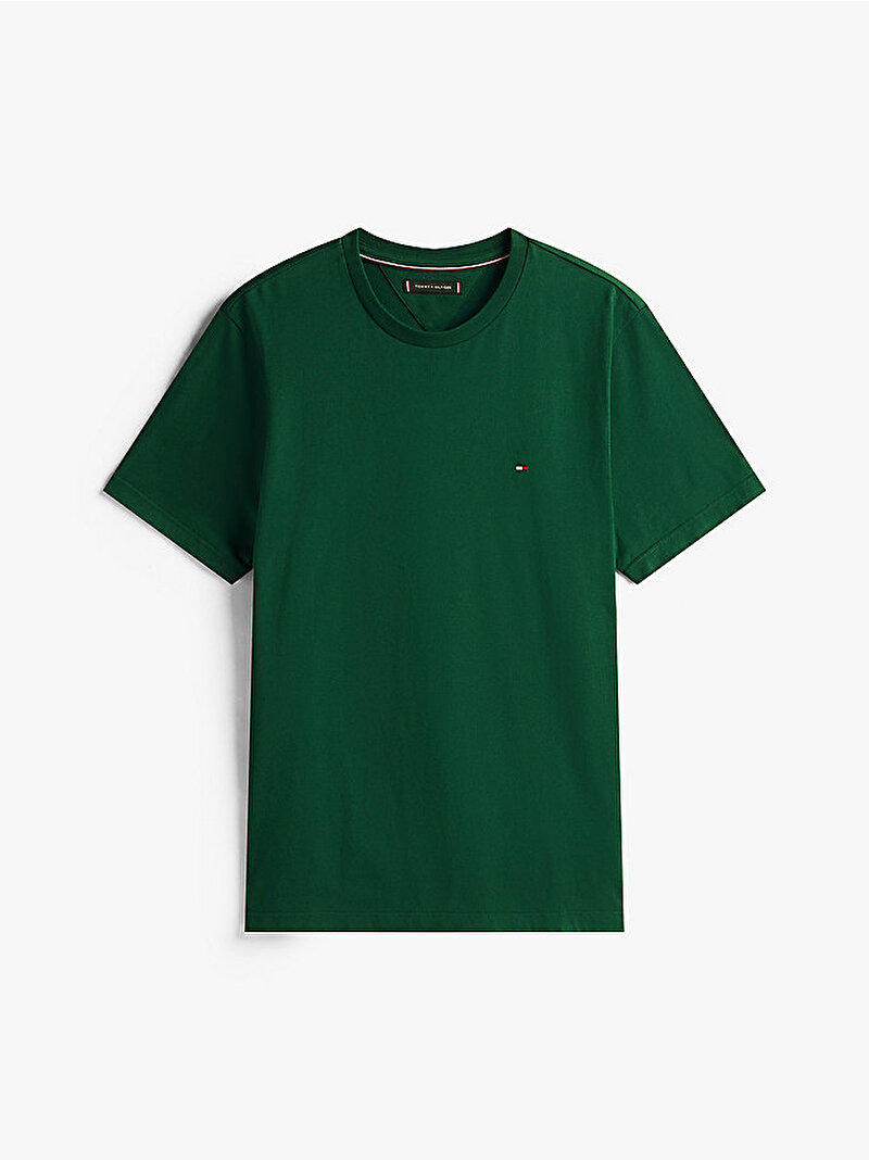 Erkek Essential Seasonal Regular Fit T-shirt Yeşil MW0MW39995L6K
