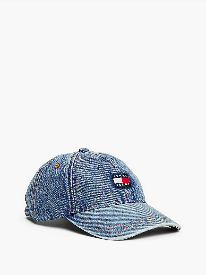 Erkek TJM Heritage Denim Şapka Mavi  AM0AM134241BA
