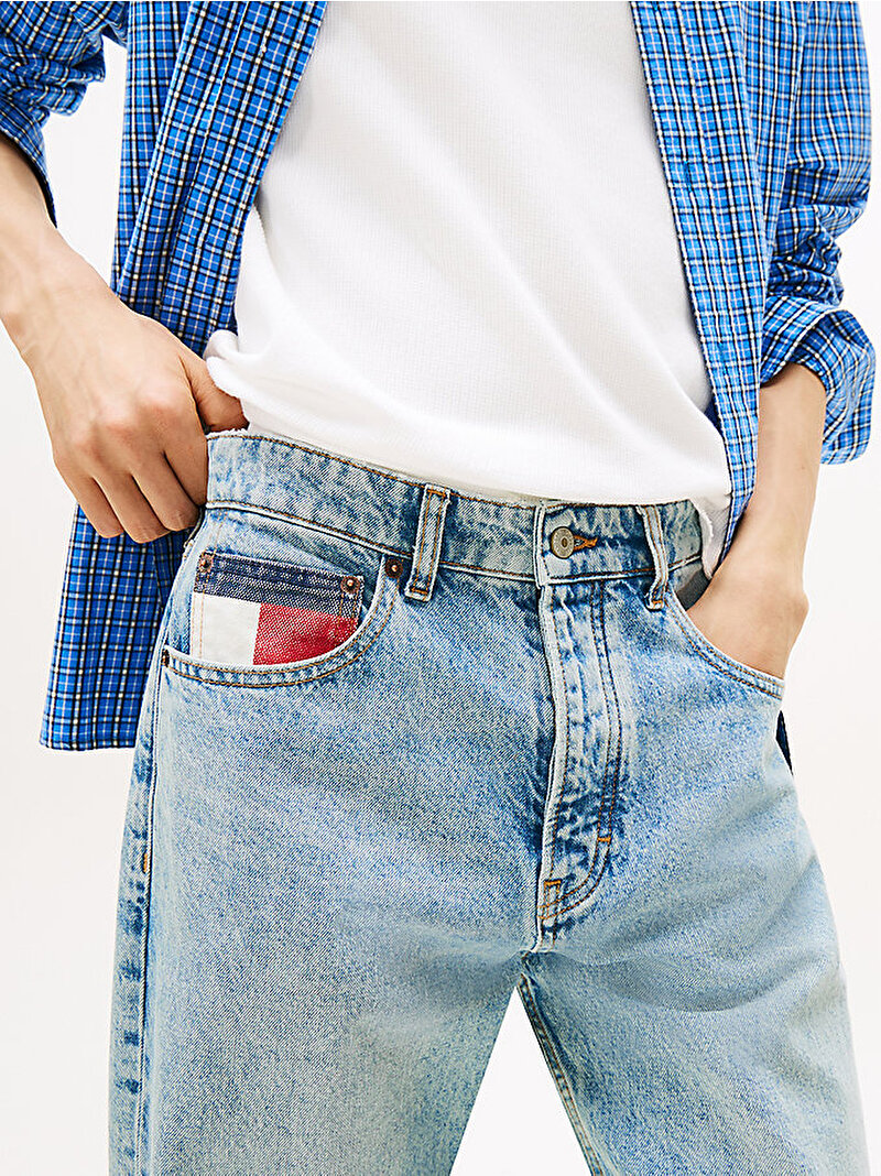 Erkek Otis Regular Jean Pantolon Mavi  DM0DM212261A5