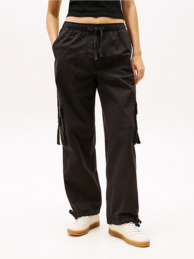 Kadın TJW Elasticated Pantolon Siyah DW0DW20995BDS