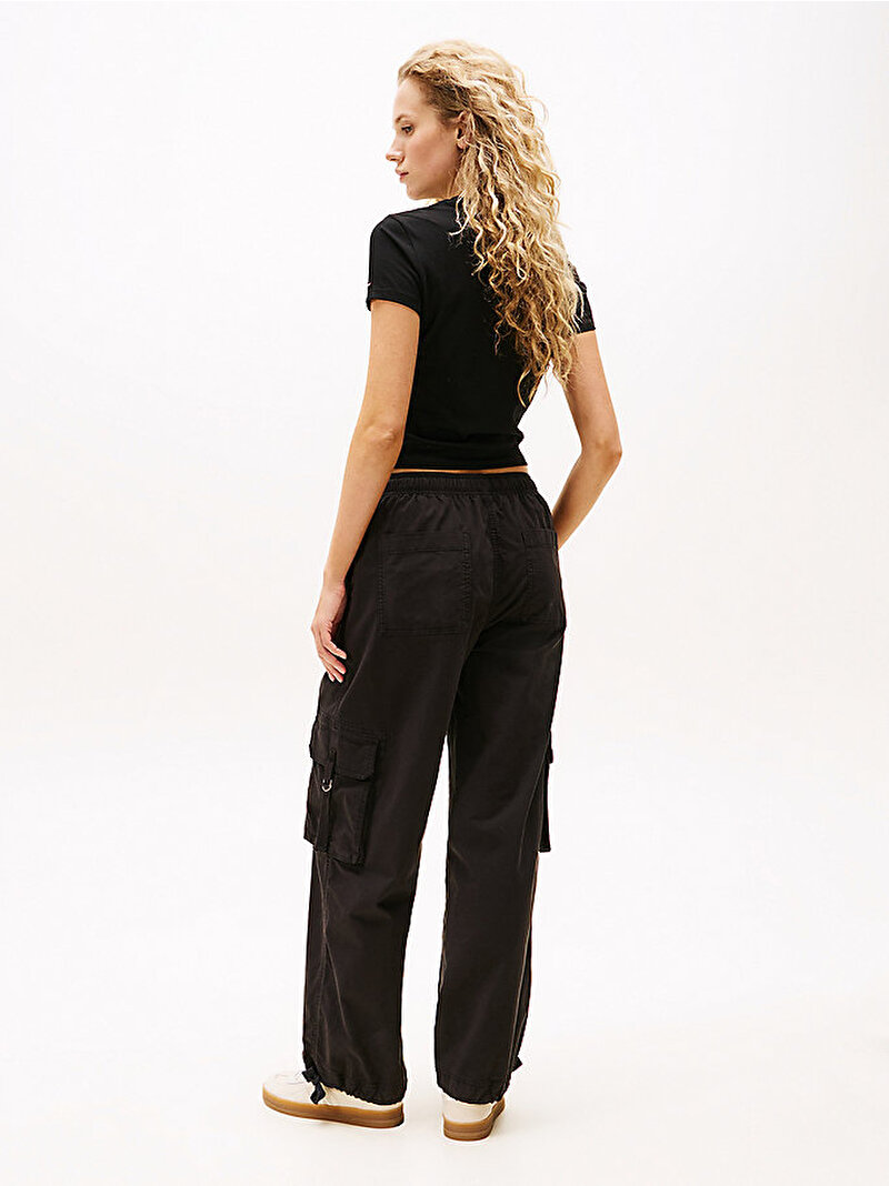 Kadın TJW Elasticated Pantolon Siyah DW0DW20995BDS