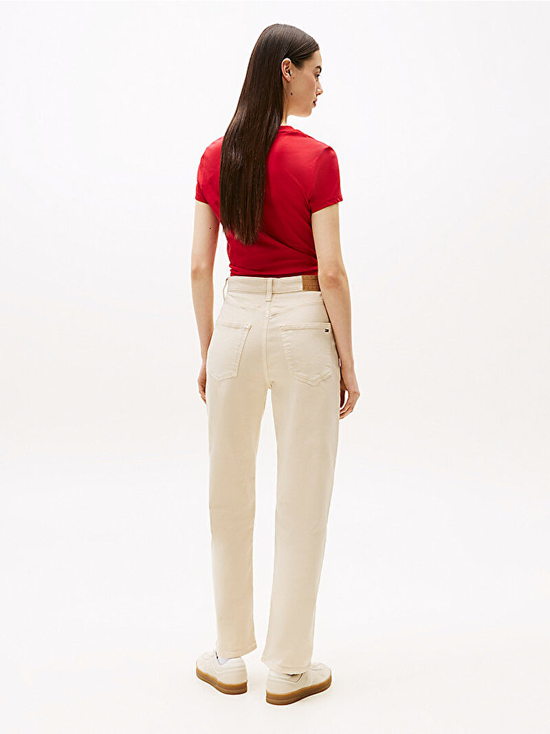 Kadın TJW Layla Slim Pantolon Bej  DW0DW20997ACH