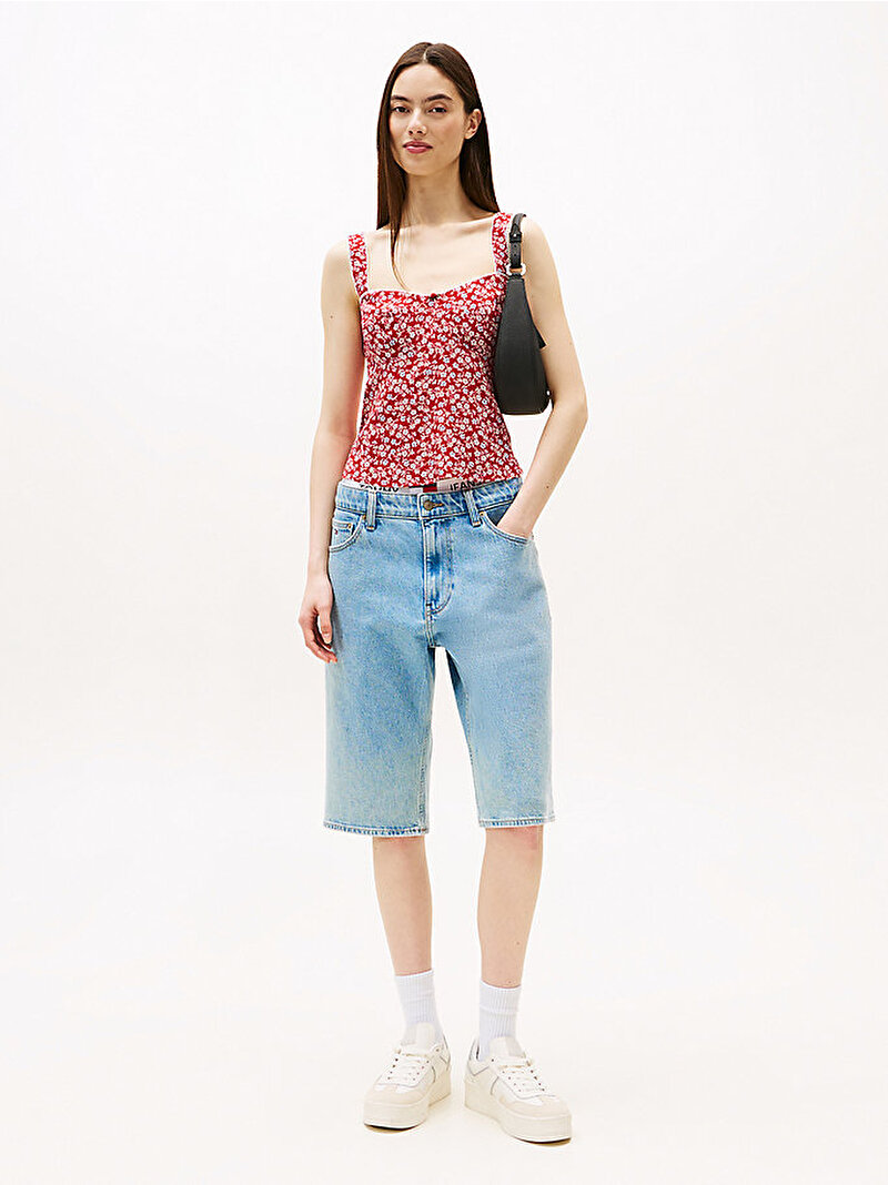 Kadın TJW Sleeveless Gömlek Çok renkli DW0DW217470KP