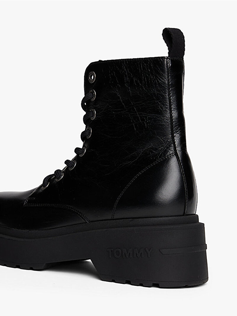 Kadın TJW Chunky Shiny Bot Siyah EN0EN02848BDS