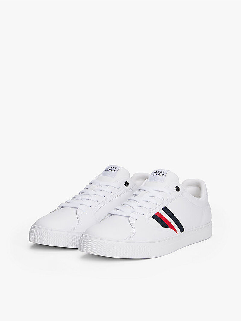 Erkek Icon Court Stripes Sneaker Beyaz  FM0FM05628YBS