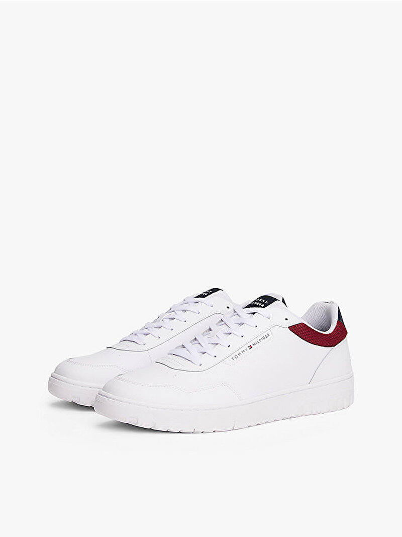 Erkek TH Basket Core Sneaker Beyaz  FM0FM056290GZ