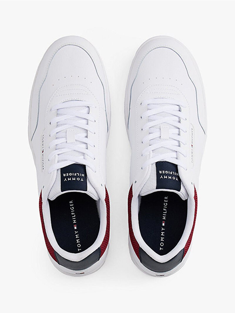 Erkek TH Basket Core Sneaker Beyaz  FM0FM056290GZ