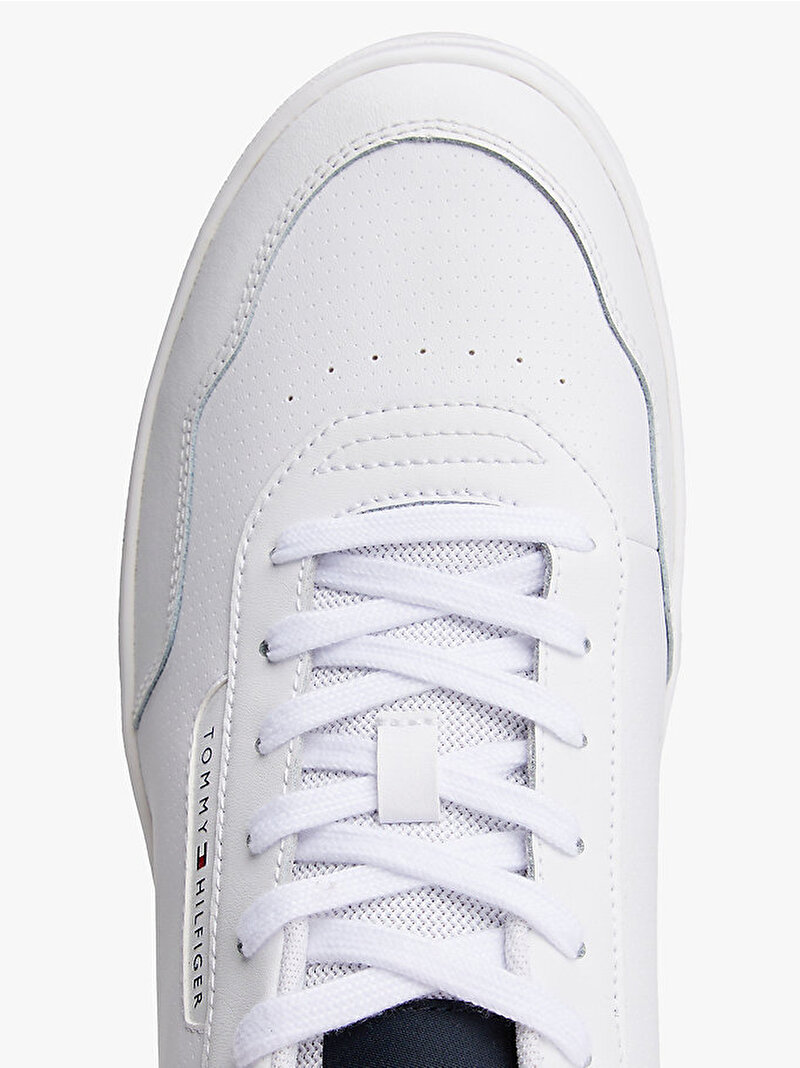 Erkek TH Basket Core Sneaker Beyaz  FM0FM056290GZ