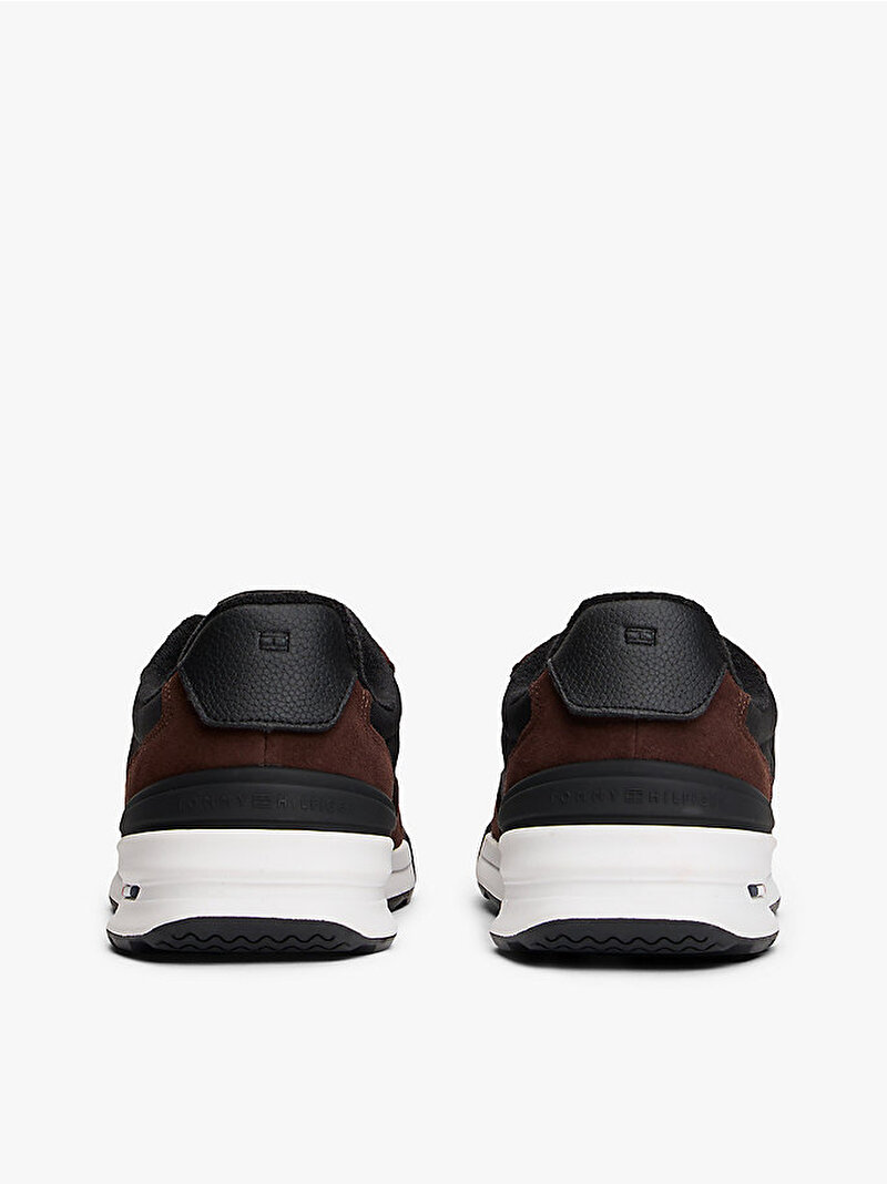 Erkek Retro Runner Mix Sneaker Kahverengi FM0FM056400GJ