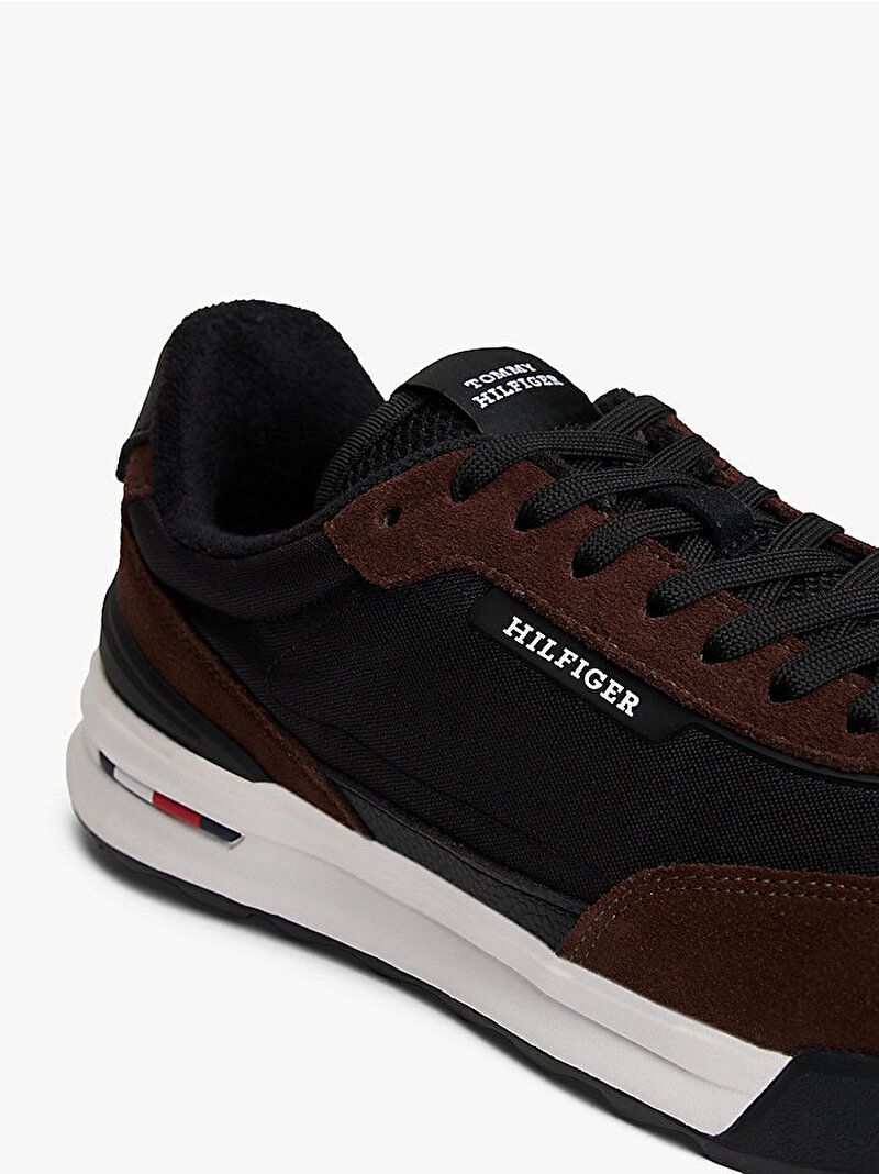 Erkek Retro Runner Mix Sneaker Kahverengi FM0FM056400GJ