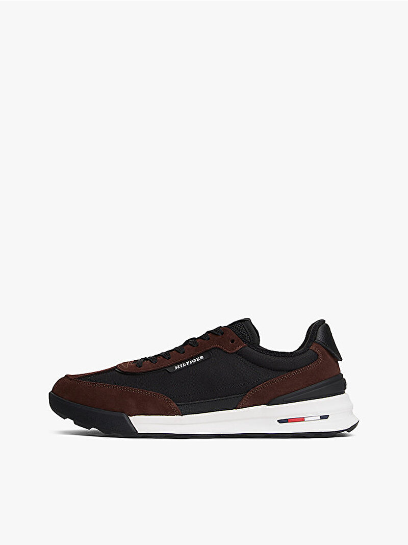 Erkek Retro Runner Mix Sneaker Kahverengi FM0FM056400GJ
