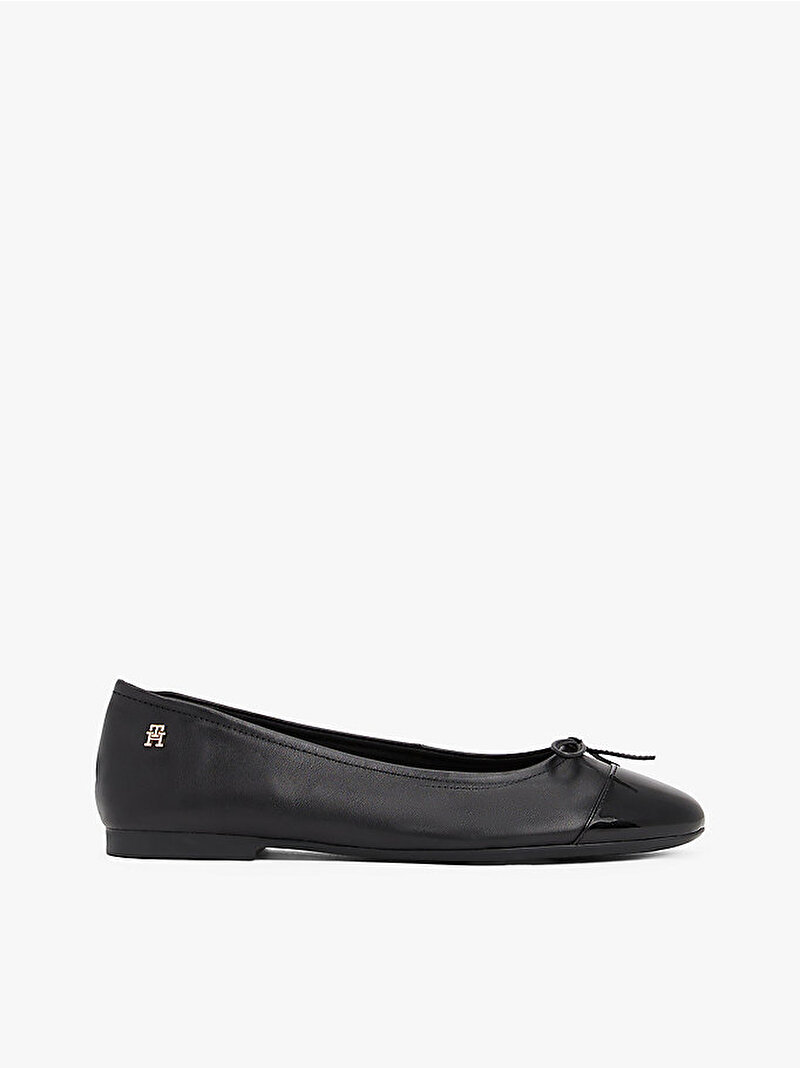 Kadın Patent Toe-Cap Babet Siyah FW0FW08830BDS