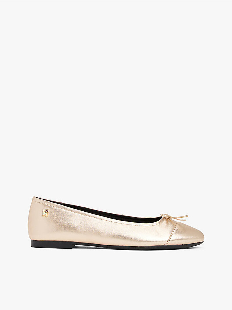 Kadın Metallic Toe-Cap Babet Gold FW0FW089200HS