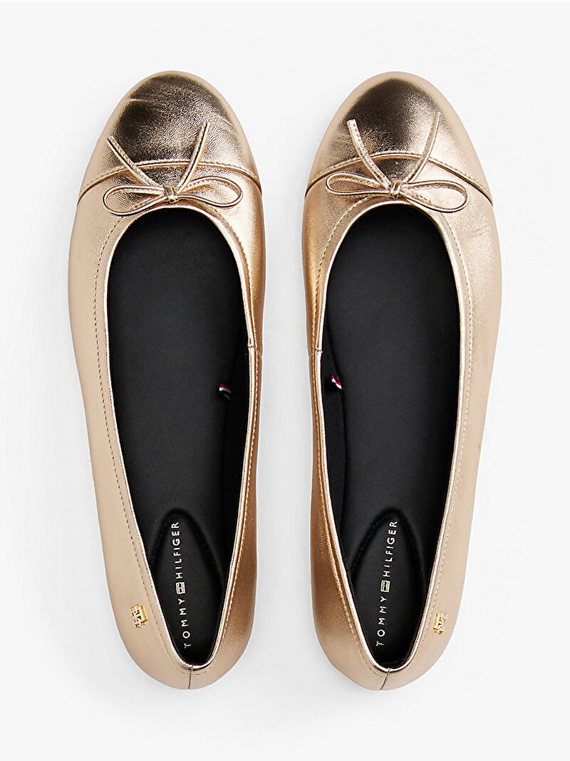 Kadın Metallic Toe-Cap Babet Gold FW0FW089200HS