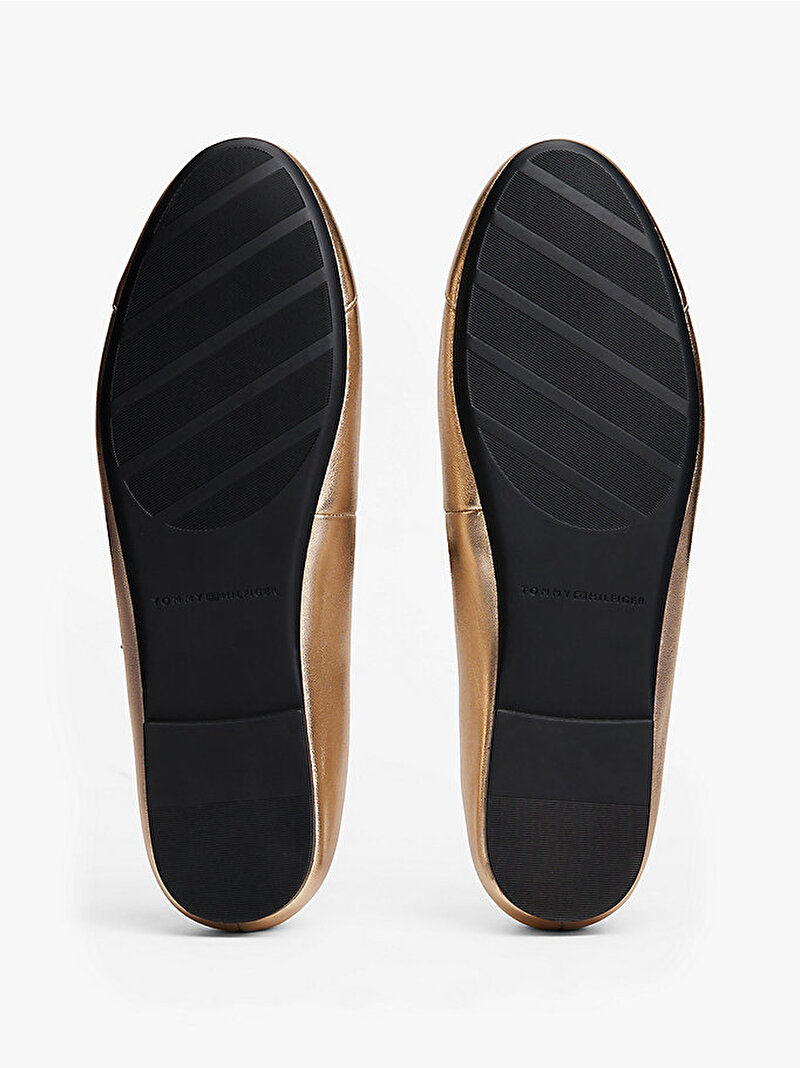 Kadın Metallic Toe-Cap Babet Gold FW0FW089200HS