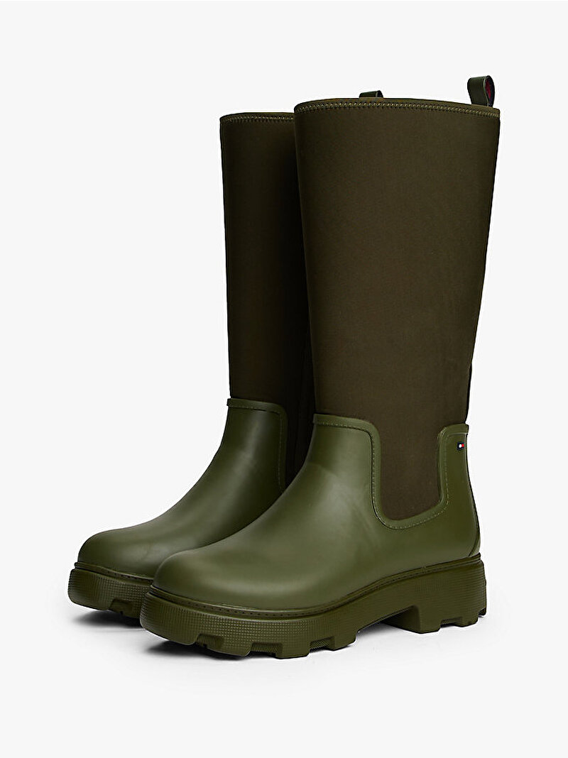 Kadın Flag Long Yağmur Çizmesi Yeşil FW0FW08973MT1