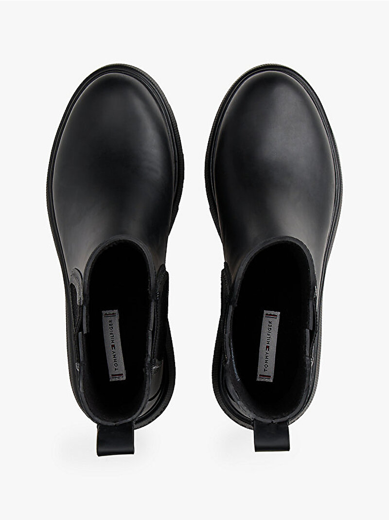 Kadın Flag Ankle Yağmur Çizmesi Siyah FW0FW08974BDS