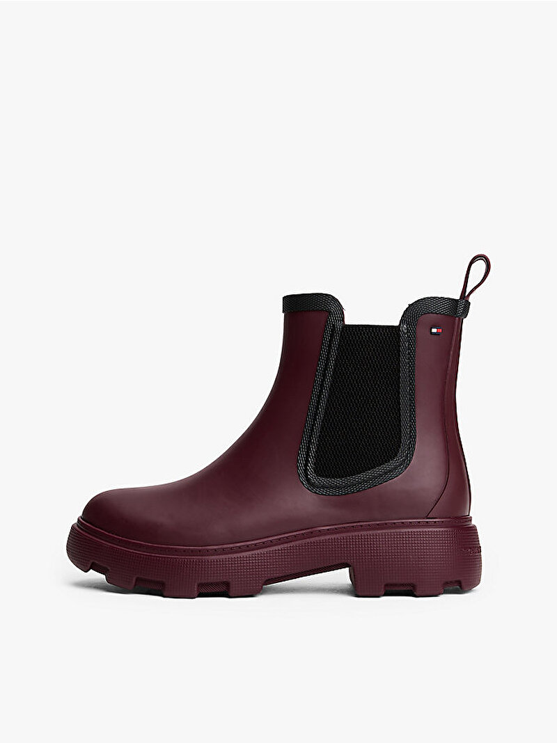 Kadın Flag Ankle Yağmur Çizmesi Kahverengi FW0FW08974H04