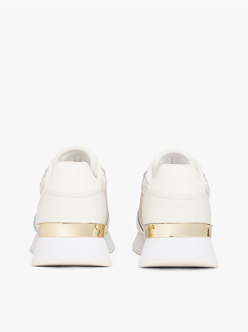 Kadın Chic Monogram Runner Sneaker Beyaz  FW0FW09051YA8