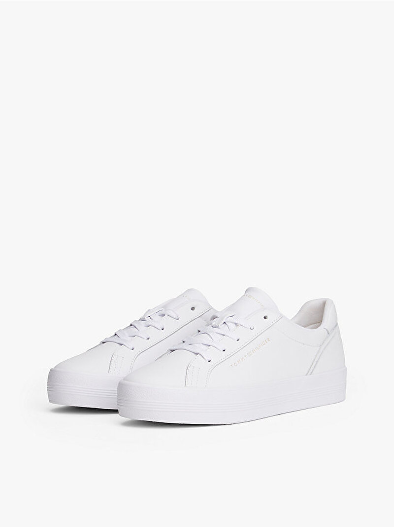 Kadın TH Platform Sneaker Beyaz  FW0FW09164YBS