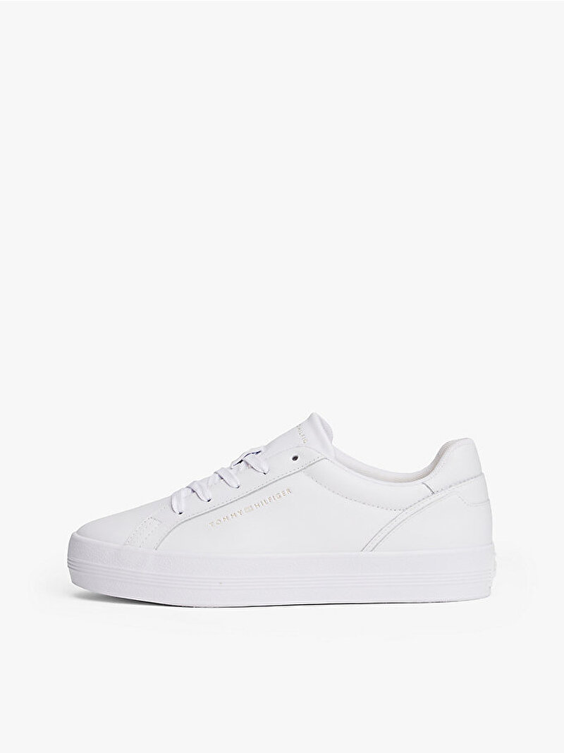 Kadın TH Platform Sneaker Beyaz  FW0FW09164YBS