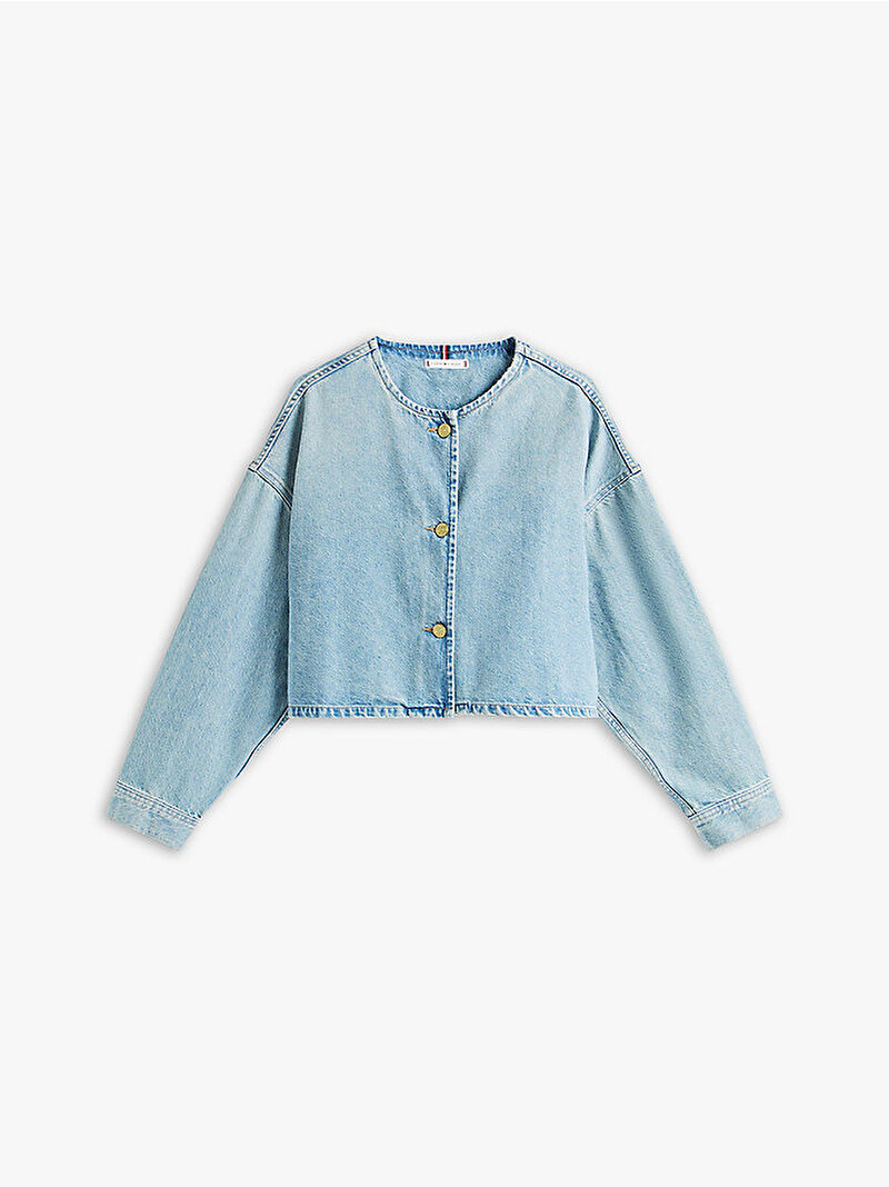Kadın Denim Ceket Mavi  WW0WW467401A4