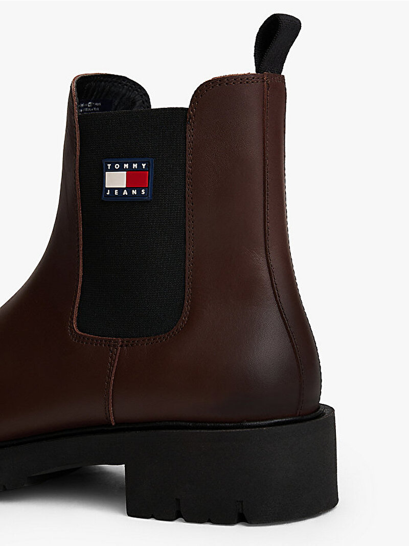 Kadın TJW Chelsea Leather Bot Kahverengi EN0EN02825GUI