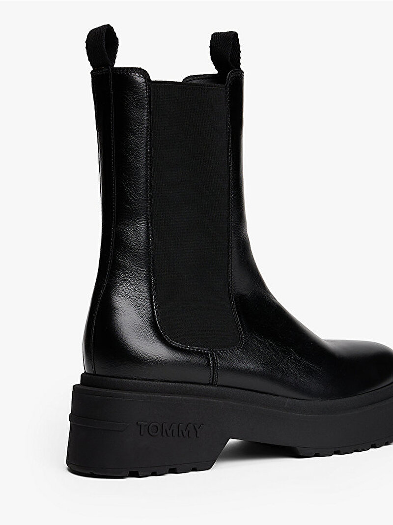 Kadın TJW Chunky Shiny Bot Siyah EN0EN02888BDS