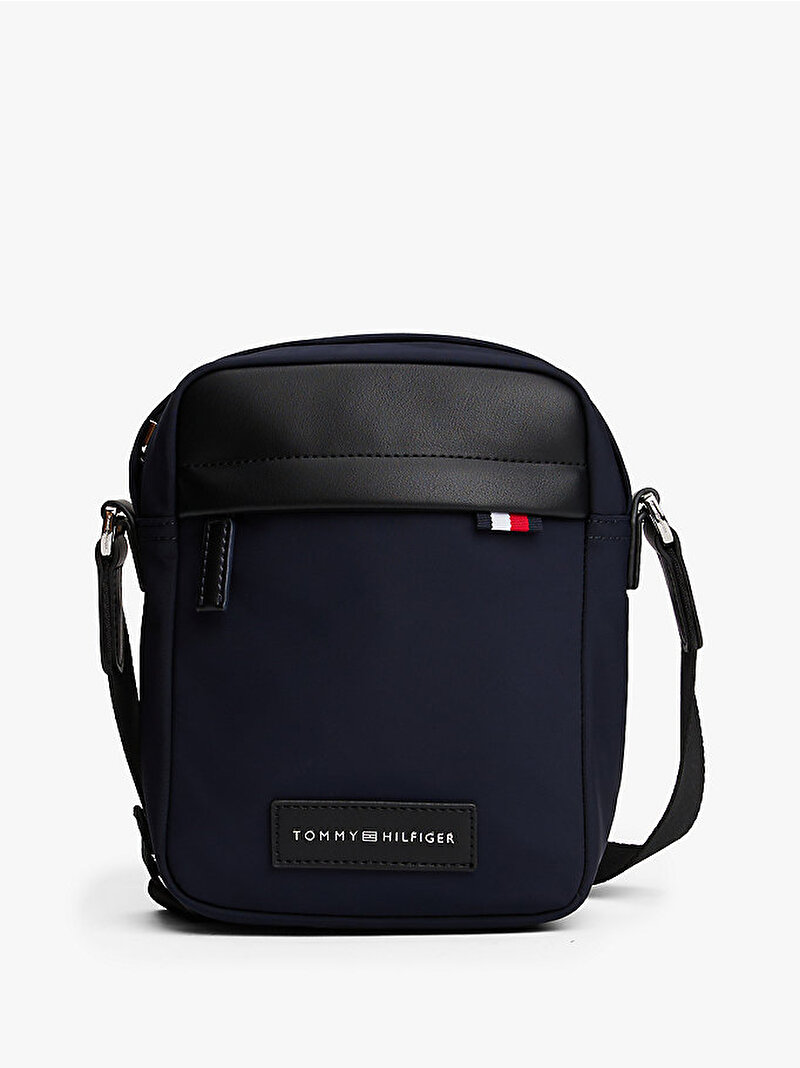 Erkek TH Nylon Mini Reporter Çapraz Çanta Lacivert AM0AM13618DW6