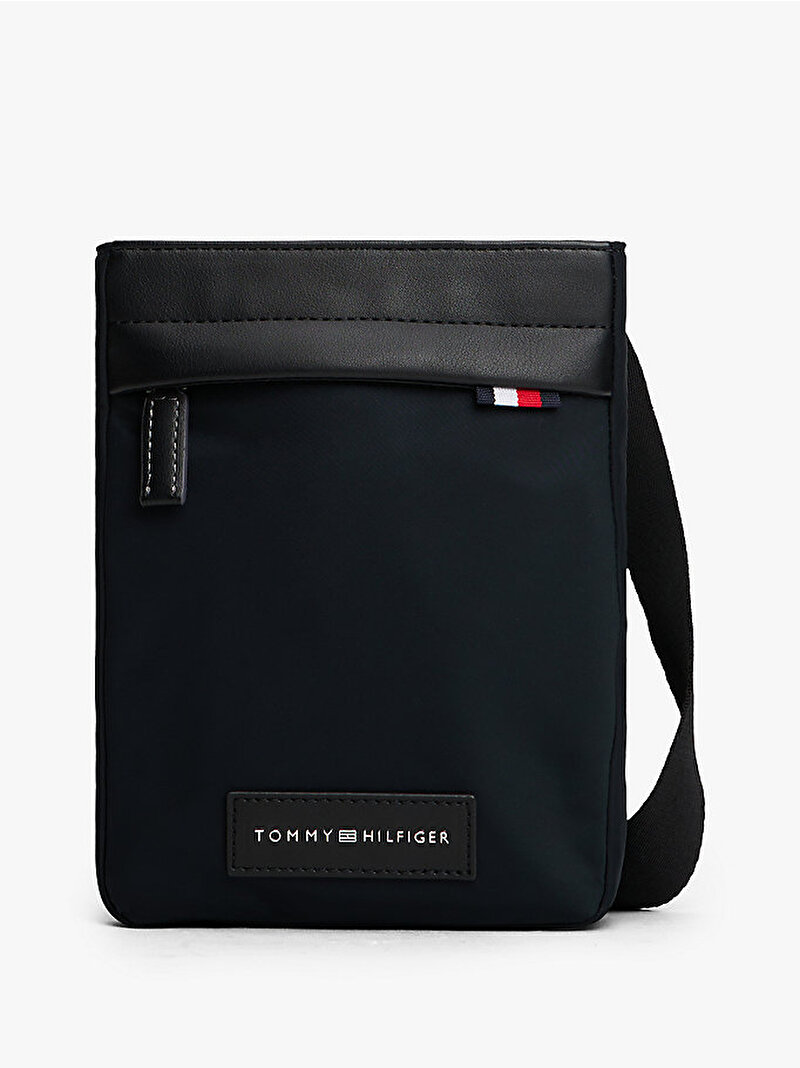 Erkek TH Nylon Mini Çapraz Çanta Siyah AM0AM13620BDS