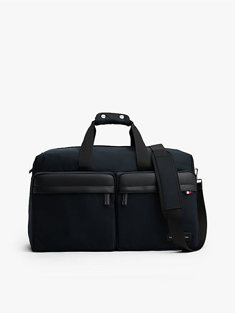 Erkek TH Naylon Duffle Çanta Siyah AM0AM13621BDS