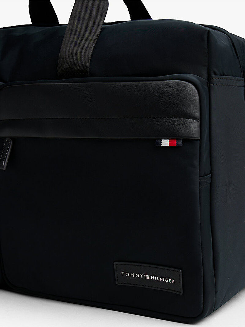 Erkek TH Naylon Duffle Çanta Siyah AM0AM13621BDS