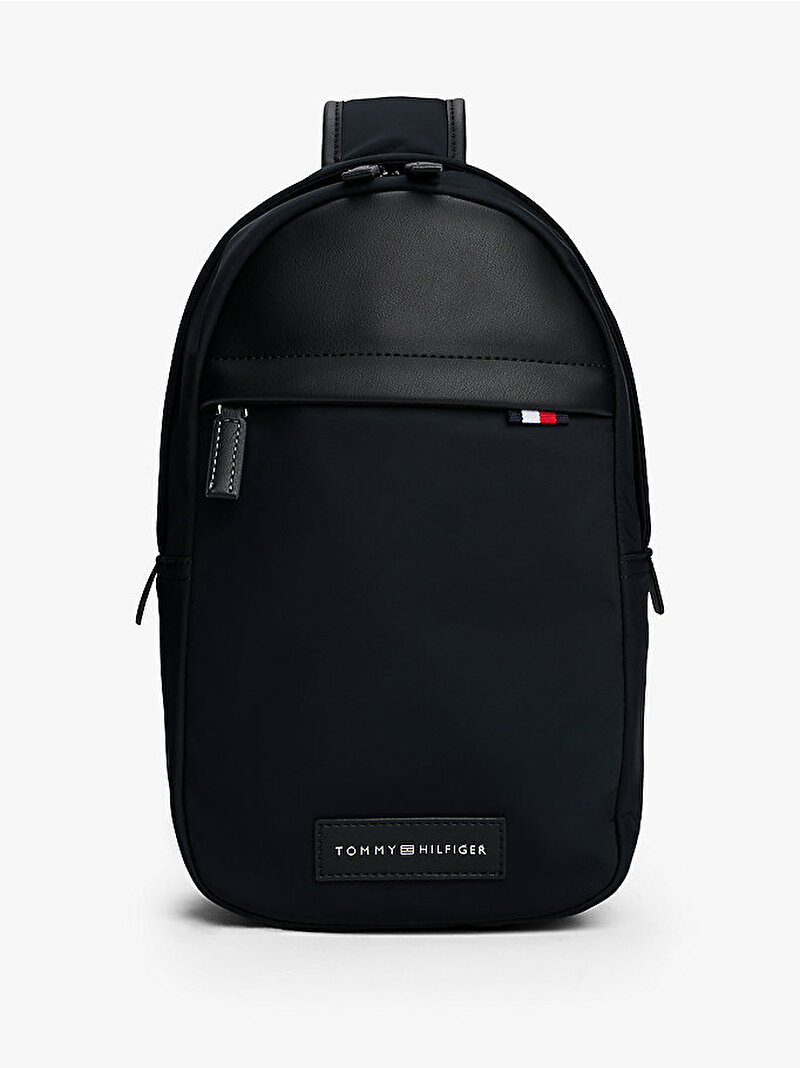 Erkek TH Nylon Slig Çapraz Çanta Siyah AM0AM13622BDS