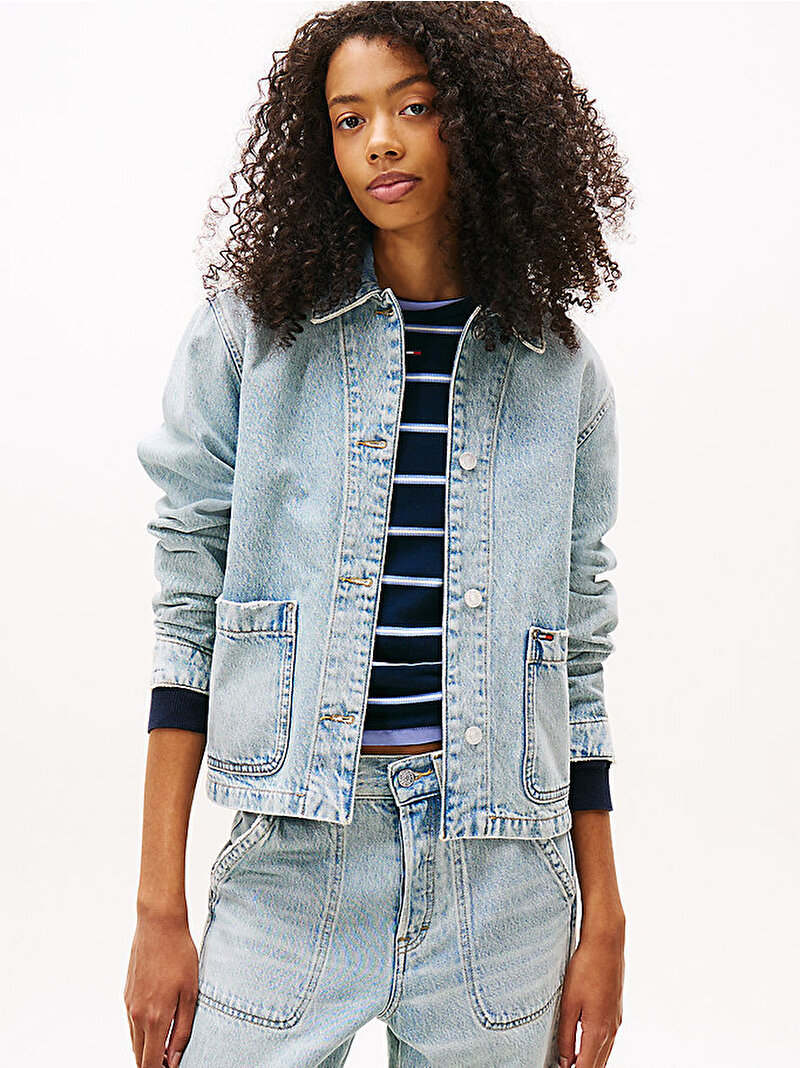 Kadın Chore Denim Ceket Mavi  DW0DW215511AB