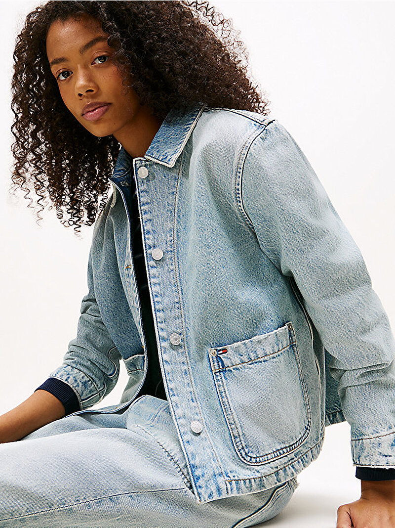 Kadın Chore Denim Ceket Mavi  DW0DW215511AB