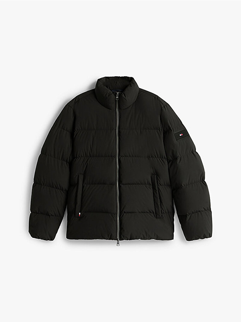 Erkek Down Stand Puffer Mont Siyah MW0MW40615BDS