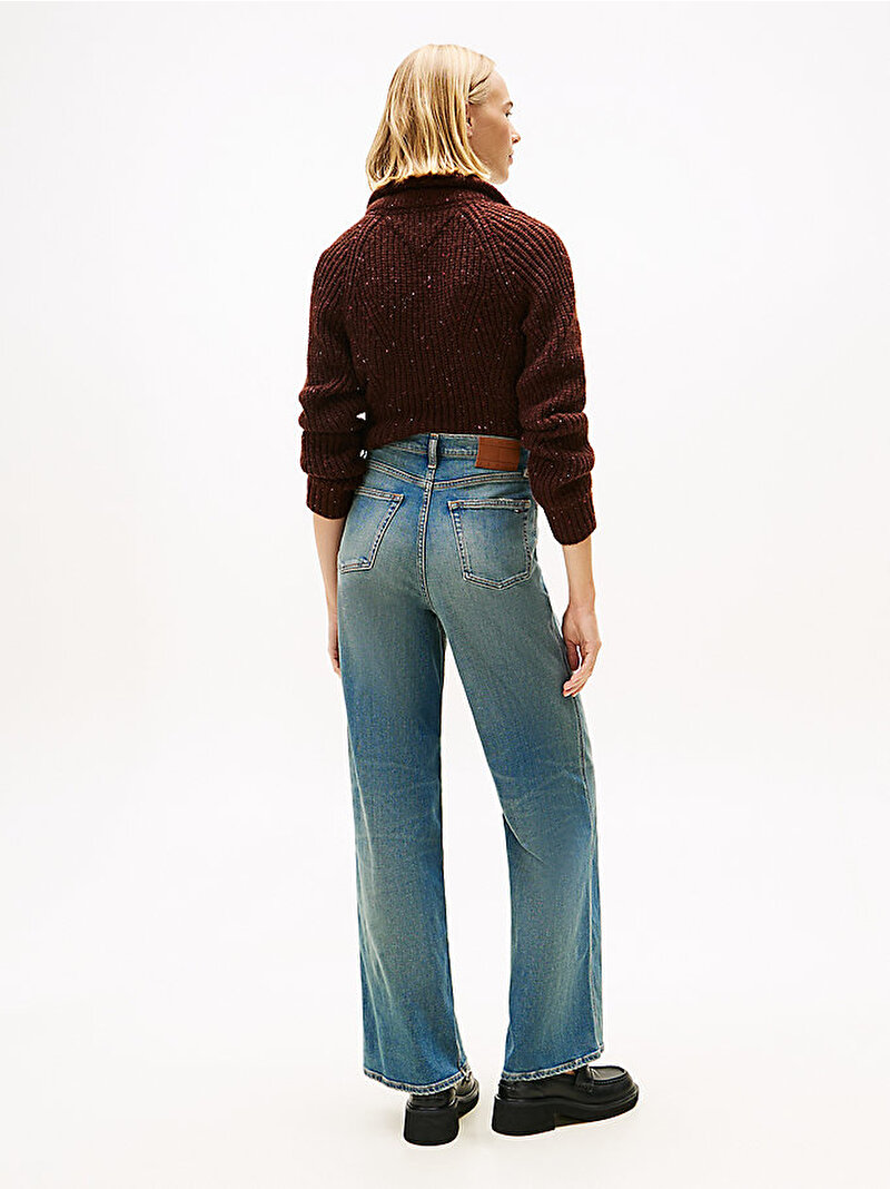 Kadın Claire Loose Jean Pantolon Lacivert DW0DW213751BK