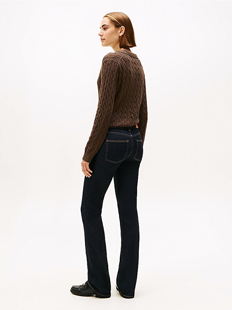 Kadın Rinse Bootcut Jean Pantolon Lacivert WW0WW468071AP