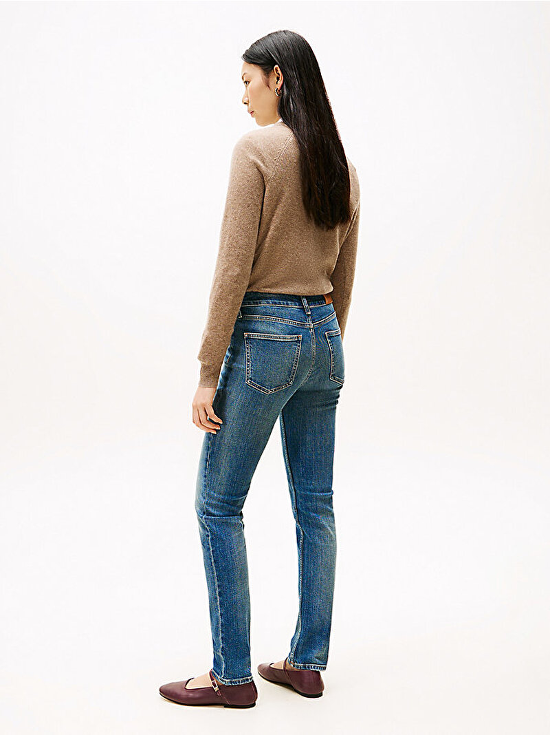 Kadın Kris Slim Jean Pantolon Mavi  WW0WW467221A5
