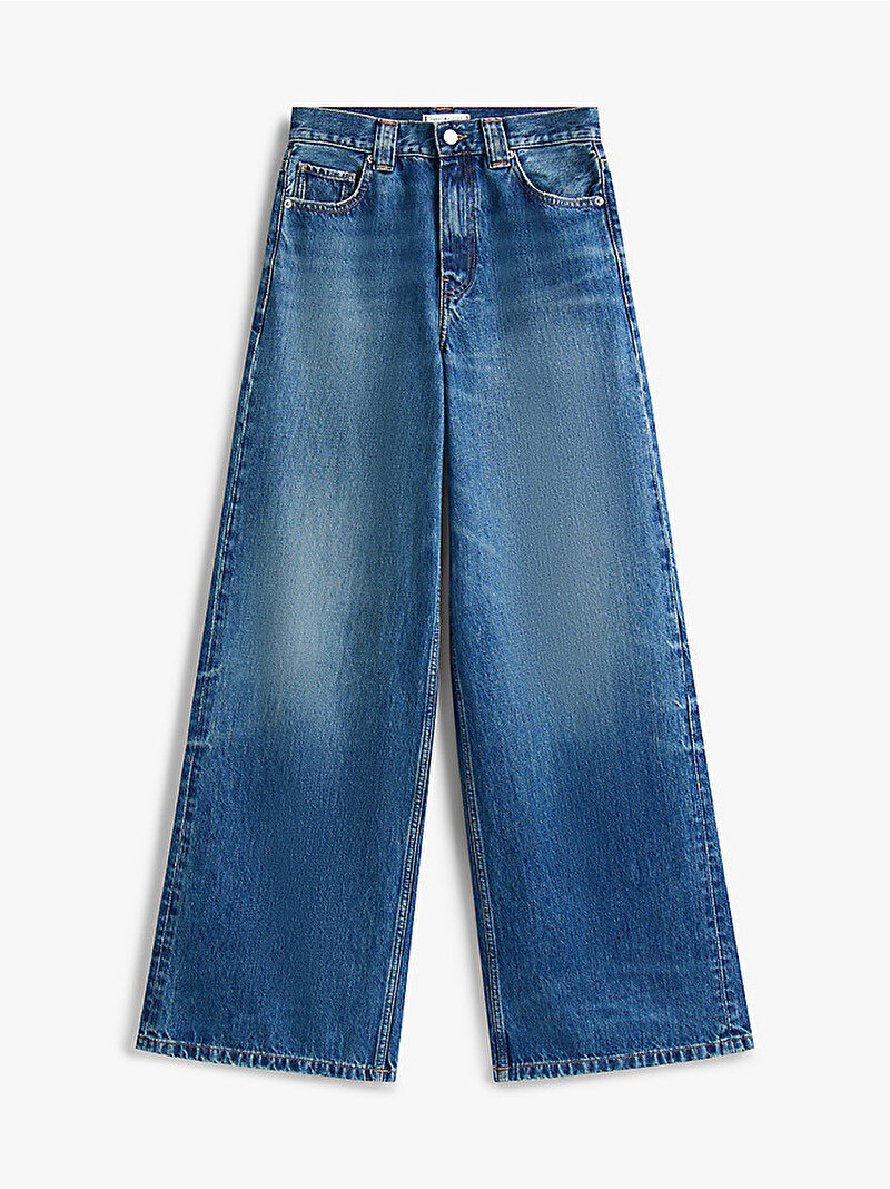 Kadın Denim Kris 70's Wide Jean Pantolon Mavi  WW0WW467311A5