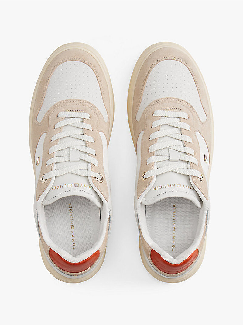 Kadın TH Sporty Cupsole Sneaker Bej  FW0FW08796ACI