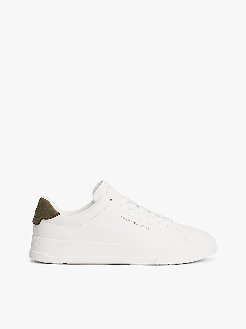 Erkek TH Court Detail Sneaker Ekru FM0FM053670K4